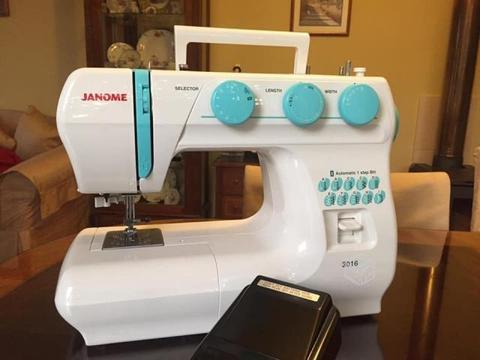 Máquina de coser janome 3016 multipunto