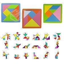 20 puzzles goma eva tangram