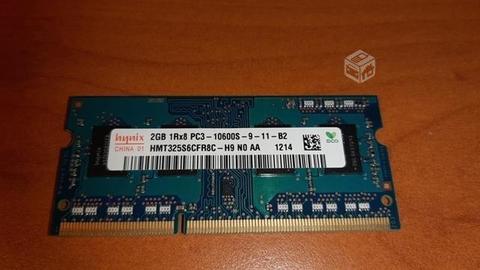 Memoria Ram Hynix de 2GB 1Rx8 PC3