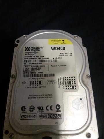 Disco Duro Western Digital 40gb