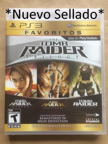 Tomb Raider Trilogia Ps3. Nuevo Sellado. Envíos