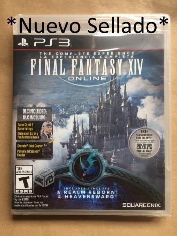 Final Fantasy XIV Online Ps3. Nuevo, Sellado Envio