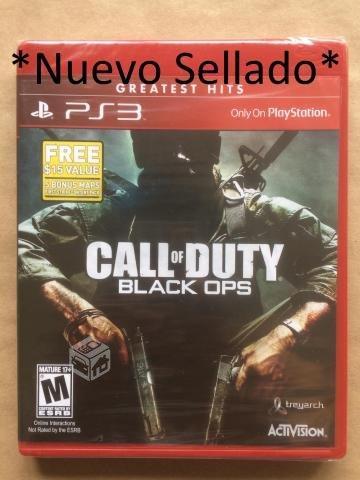 Call of Duty Black Ops PS3. Nuevo Sellado. Envíos