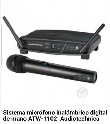 Micrófono inalámbrico digital de mano ATW-1102  Au