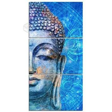 Cuadro Canvas 3 Piezas Buda