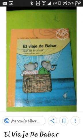 Compro libro, El viaje de Babar
