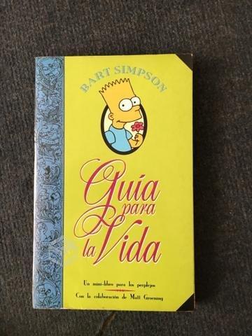 Libro Guía para la Vida por Bart Simpson (hojas se