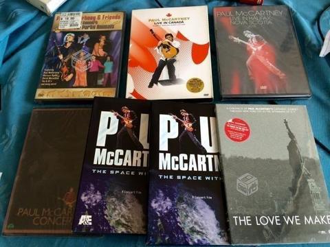 Paul McCartney lote 7 dvd todos nuevos