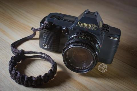 Camara analoga Canon T70 + 50mm 1.8 FD