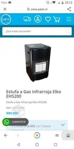 Estufa a gas