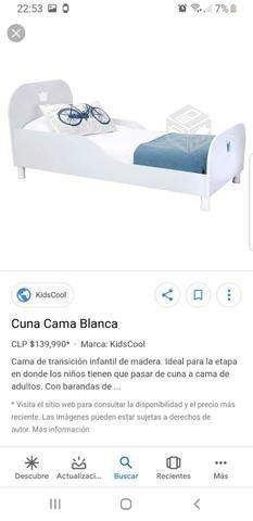 Cama transición kidscool (colchón resorte regalo)