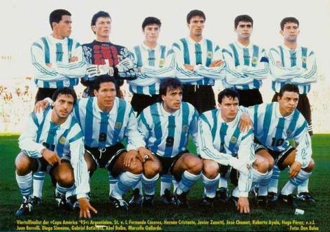 Camiseta arquero selección argentina 1994