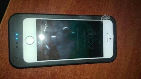 Iphone 5s Silver 16gb + funda cargador