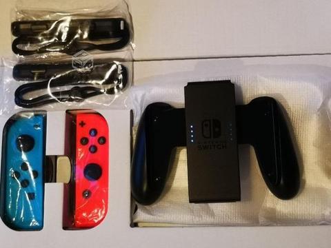 Controles Nintendo Switch Joy-con Neon + Grip