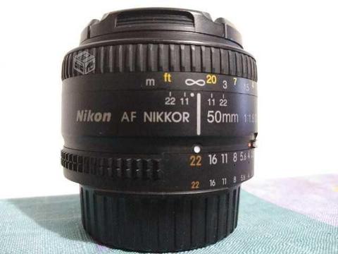 Lente Nikon 50mm 1.8D como nuevo