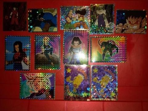 Laminas y hologramas dragon ball z de salo