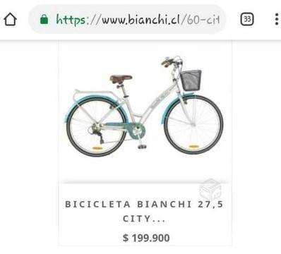 Bicicletas bianchi city Nuevas