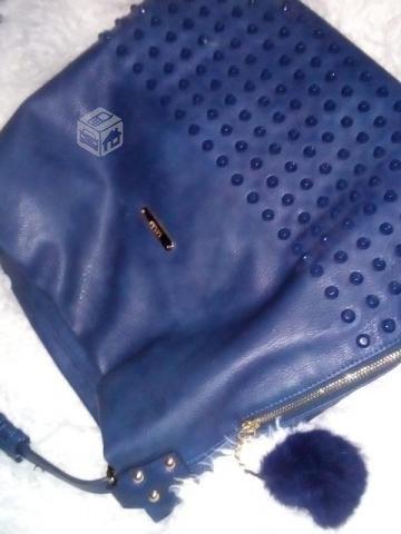 Cartera azul nueva