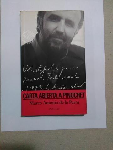 Carta Abierta a Pinochet. M.A.de la Parra.Original