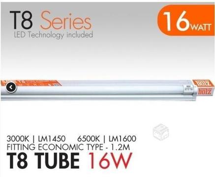 Tubo LED con base 16 Watts 1,2 Mts