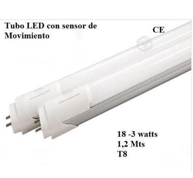 Tubo Led T8 18 Watts Sensor De Movimiento 1,2 Mts