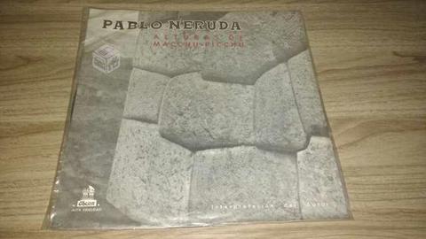 Vinilo P. Neruda machu Picchu