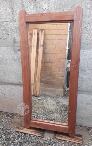 Espejo marco madera en pino oregon