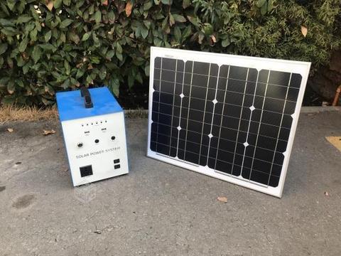 Sistema De Energía Solar Portátil
