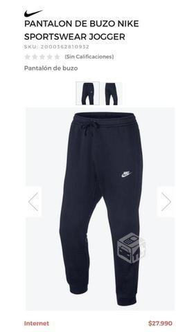 Pantalón buzo Nike nuevo original