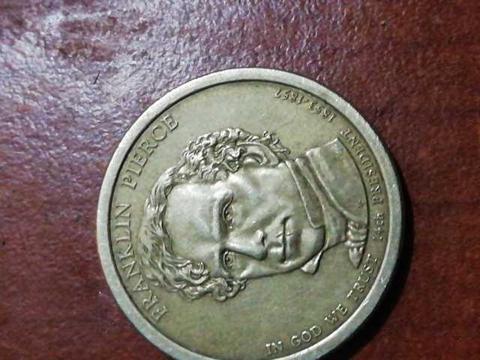 Moneda united states Franklin pierce 1853-1857