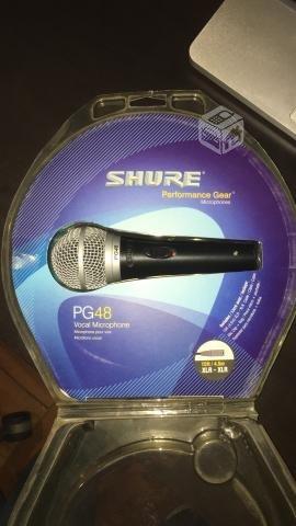 Micrófono Shure Pg48-xlr