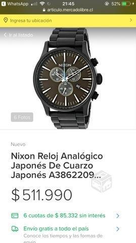 Reloj Nixon Negro