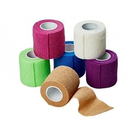 Vendas color autoadherente 5 cms x 4,5 mts