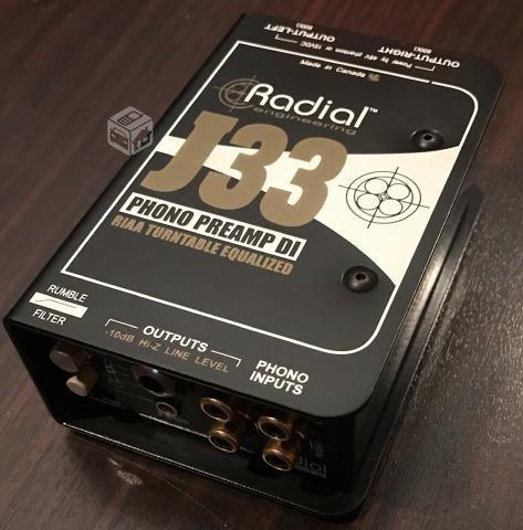 Radial J33 2 Active Turntable Preamp/Direct Box