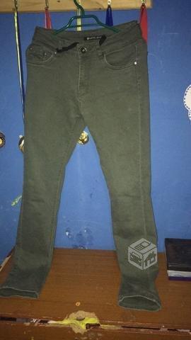 Jeans verdes pitillo