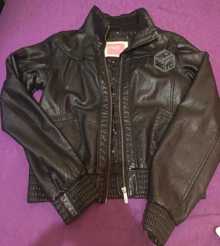 Chaqueta cuerina mujer