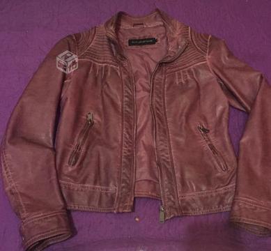 Chaqueta cuero ellus talla xs