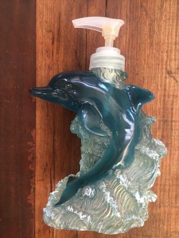 Dispensador de jabón, vintage delfín