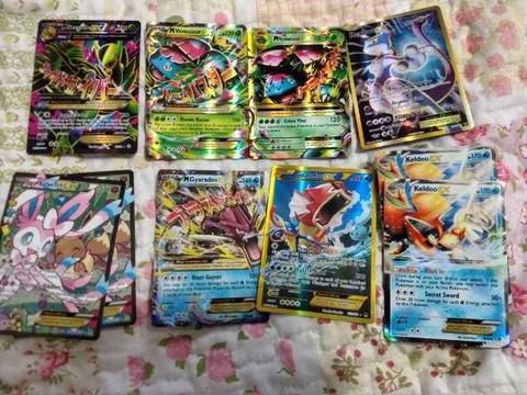 Lote Cartas Pokémon EX