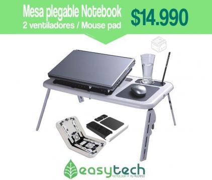 Mesas notebook / 2 ventiladores / mousepad