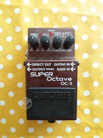 Pedal Para Bajo o Guitarra. Boss Super Octave Oc-3