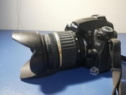 Camara Nikon D90 más accesorios