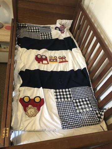 Cuna Cuja + ropa de cama