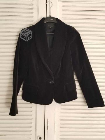 Chaqueta Marquis de terciopelo negro