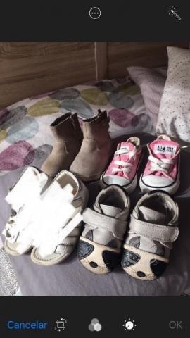 3 pares de zapatos bebé