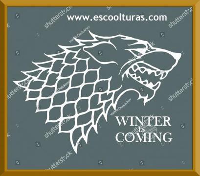 Poster Escudo Casa Stark Game of Thrones