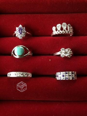 Lote anillos de plata