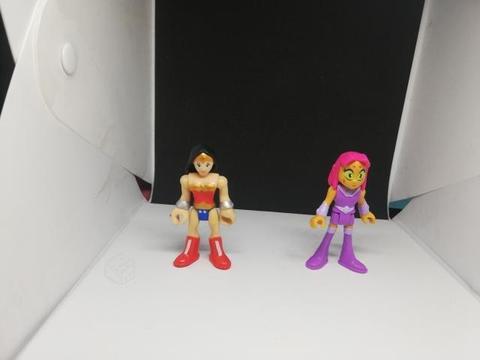 Dos figuras dc comics imaginext