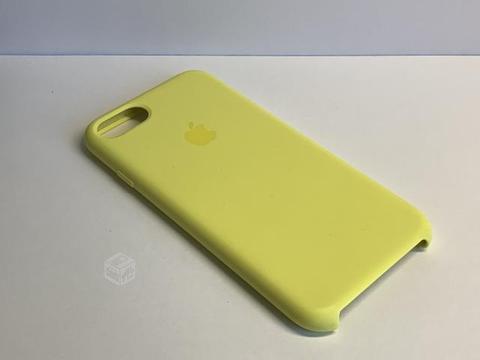 Funda de silicona Apple para iPhone 7 Amarilla
