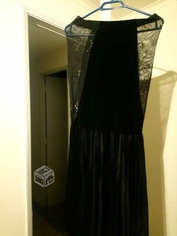 Falda danza árabe de terciopelo elaticada, transp